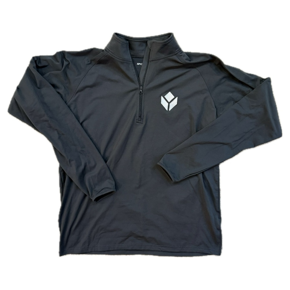 Sport-Tek | Embroidered Men's Sport-Wick Stretch 1/4-Zip Pullover, Gray
